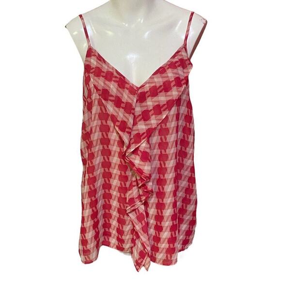 Cabi #341 Ruffle Amour Cami Blouse Size M  Straps - Picture 1 of 7